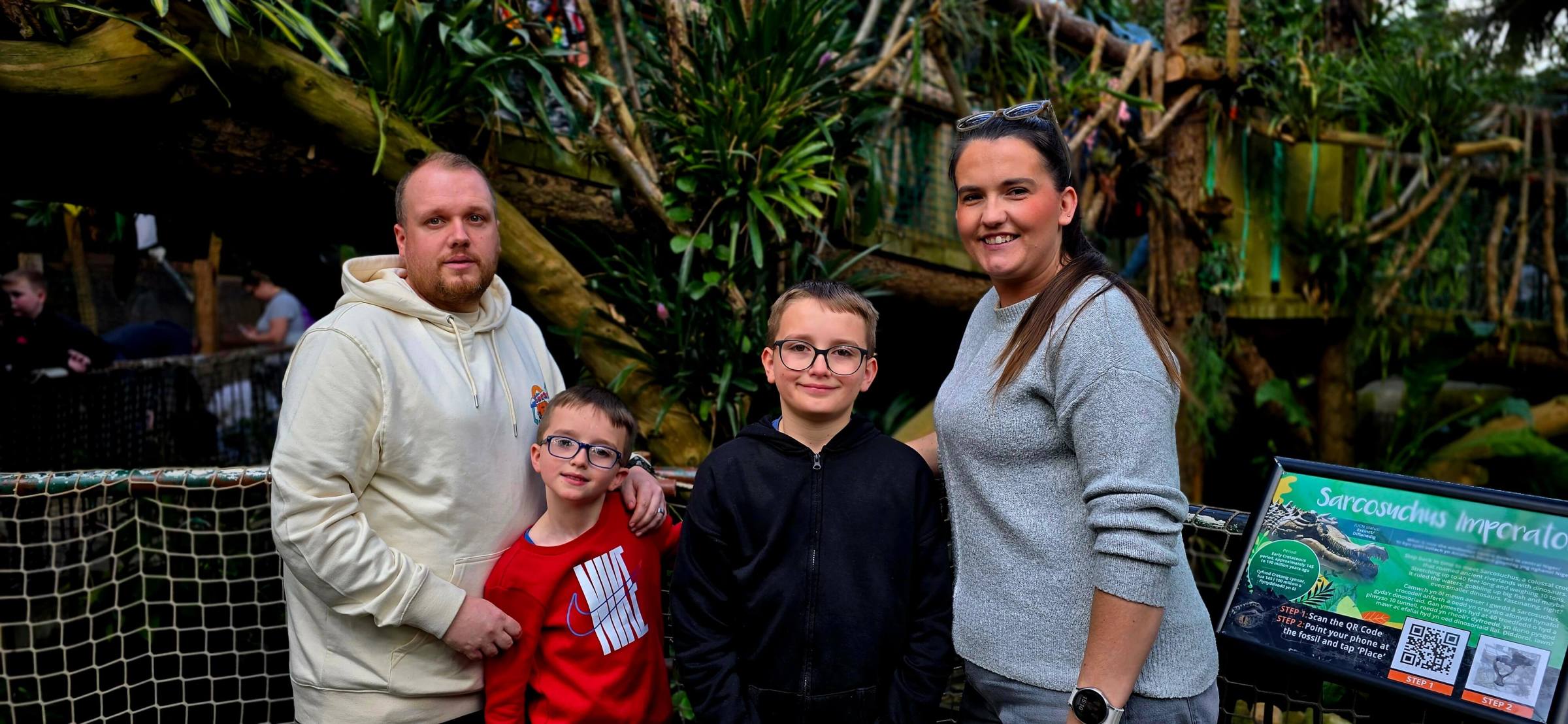 a group of people posing for the camera