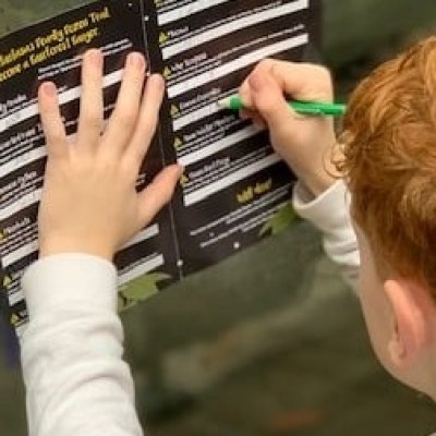 a person on the machine