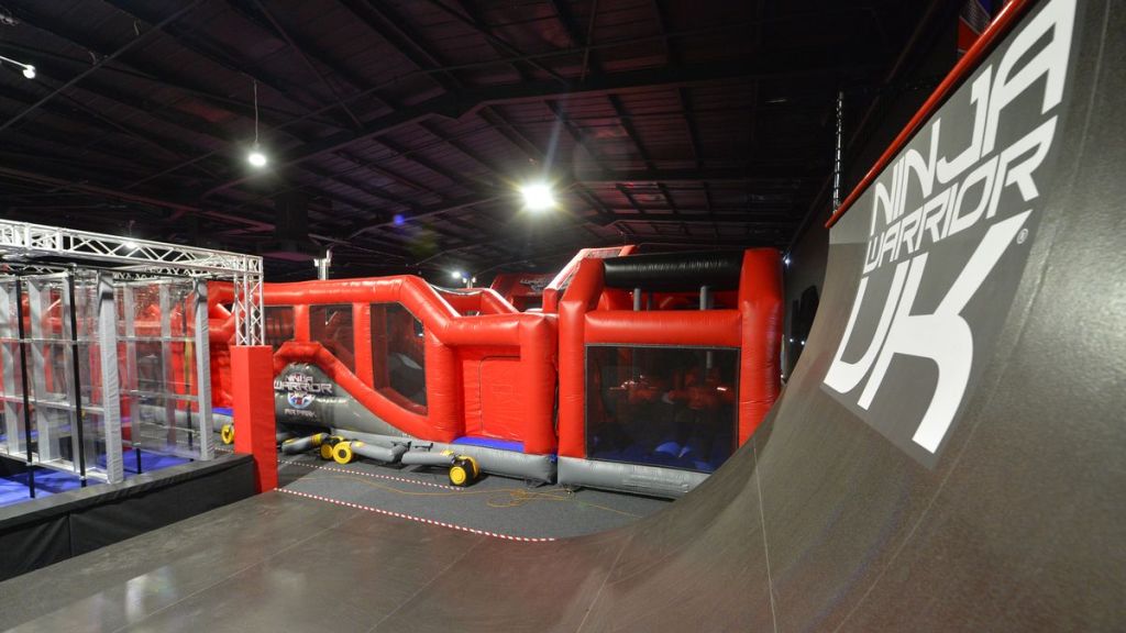 The wall at Ninja Warrior Swansea